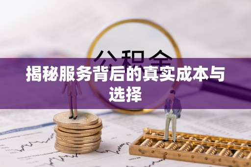 湾里揭秘服务背后的真实成本与选择