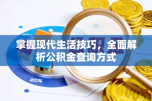 湾里掌握现代生活技巧，全面解析公积金查询方式