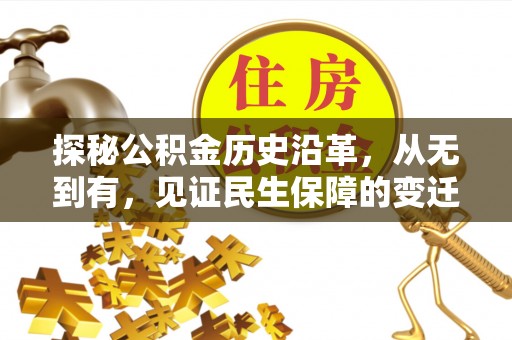 湾里探秘公积金历史沿革，从无到有，见证民生保障的变迁