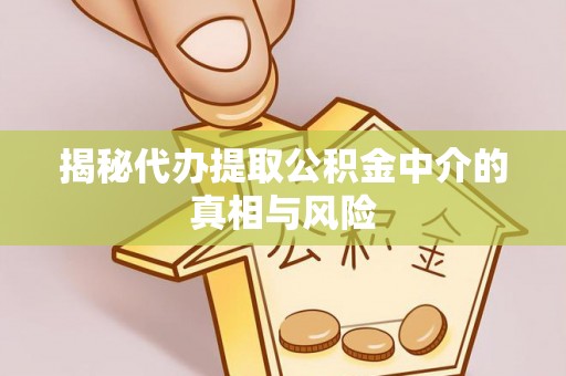 湾里揭秘代办提取公积金中介的真相与风险