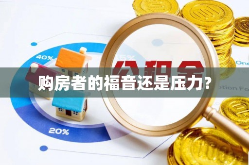 湾里购房者的福音还是压力？