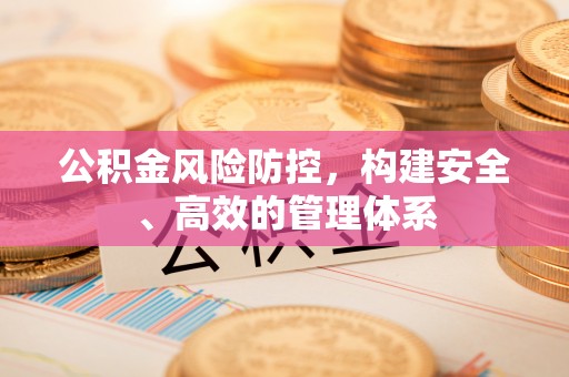 湾里公积金风险防控，构建安全、高效的管理体系
