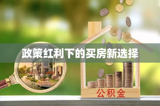 湾里政策红利下的买房新选择