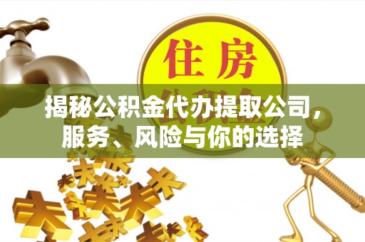 湾里揭秘公积金代办提取公司，服务、风险与你的选择