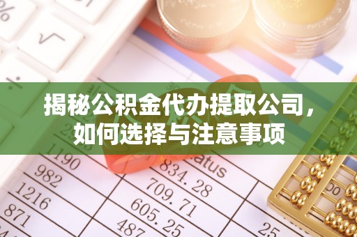 湾里揭秘公积金代办提取公司，如何选择与注意事项