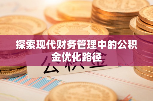 湾里探索现代财务管理中的公积金优化路径