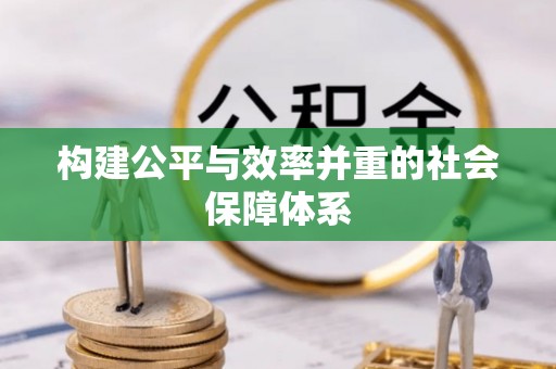 湾里构建公平与效率并重的社会保障体系