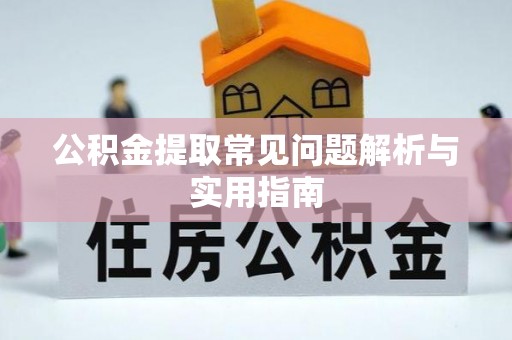 湾里公积金提取常见问题解析与实用指南