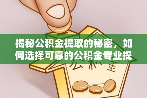 湾里揭秘公积金提取的秘密，如何选择可靠的公积金专业提取代办服务