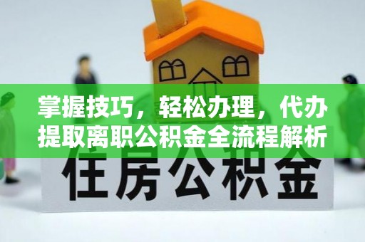 湾里掌握技巧，轻松办理，代办提取离职公积金全流程解析