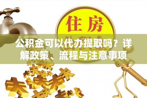 湾里公积金可以代办提取吗？详解政策、流程与注意事项