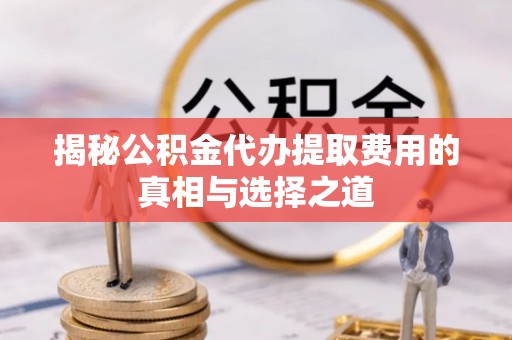 湾里揭秘公积金代办提取费用的真相与选择之道