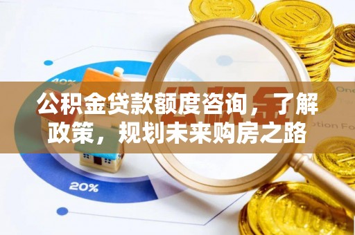 湾里公积金贷款额度咨询，了解政策，规划未来购房之路