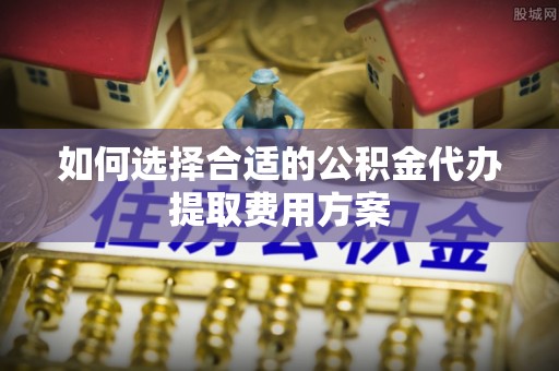 湾里如何选择合适的公积金代办提取费用方案