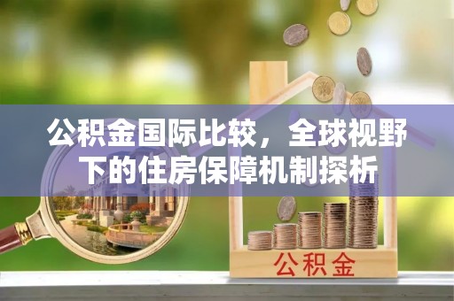 湾里公积金国际比较，全球视野下的住房保障机制探析