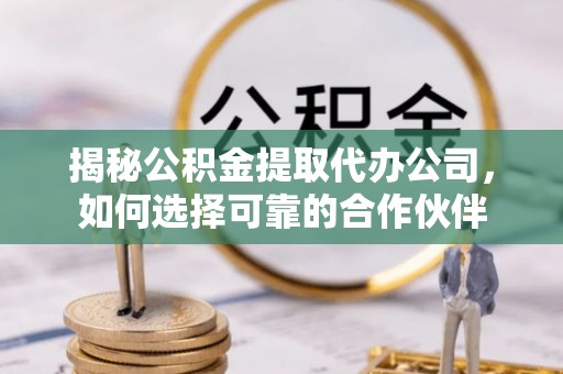 湾里揭秘公积金提取代办公司，如何选择可靠的合作伙伴