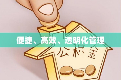湾里便捷、高效、透明化管理