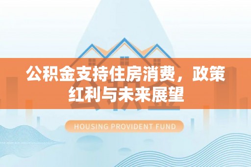 湾里公积金支持住房消费，政策红利与未来展望