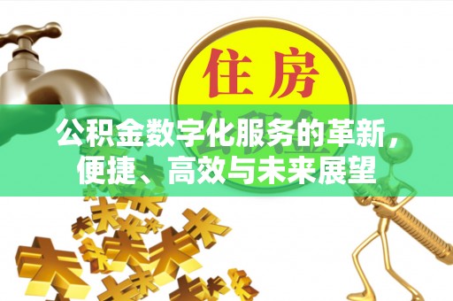 湾里公积金数字化服务的革新，便捷、高效与未来展望