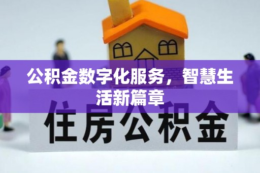 湾里公积金数字化服务，智慧生活新篇章