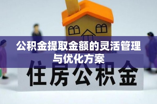 湾里公积金提取金额的灵活管理与优化方案
