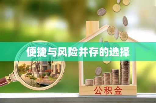 湾里便捷与风险并存的选择